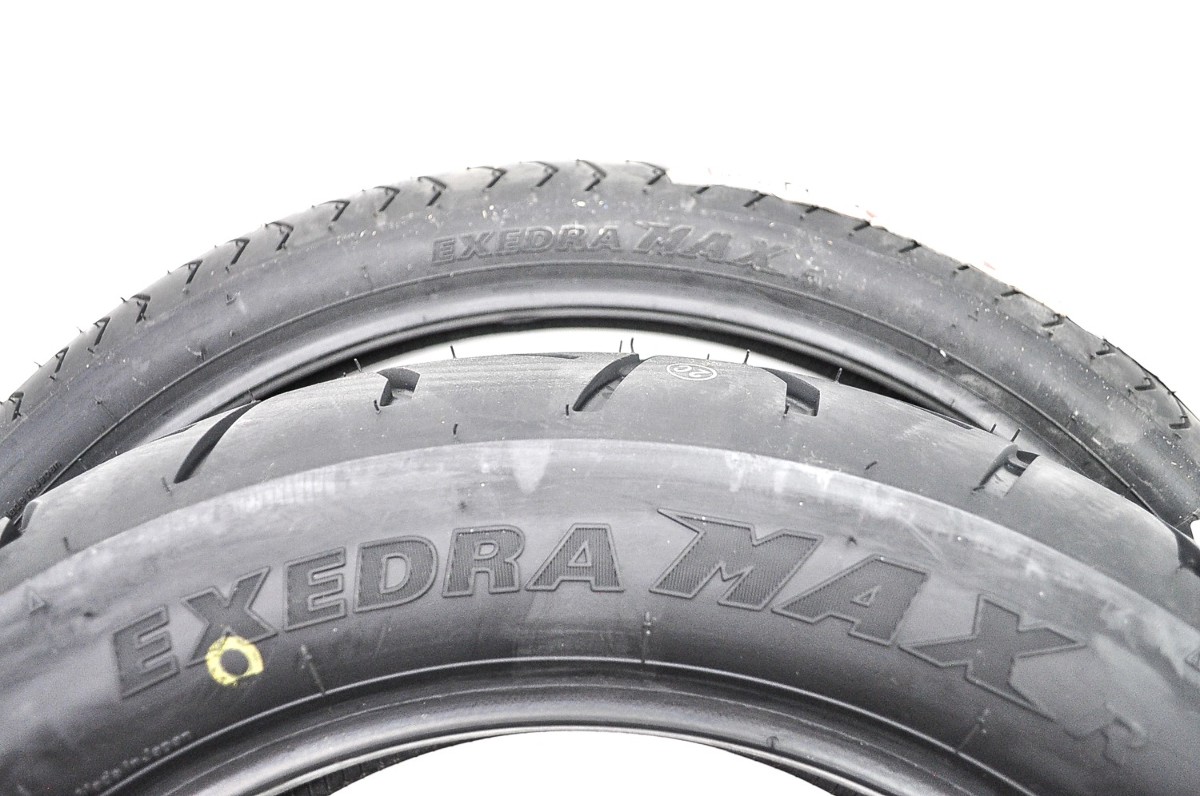 Bridgestone Exedra Max Front & Rear Tires 80/9021 & 180/7015 005050/