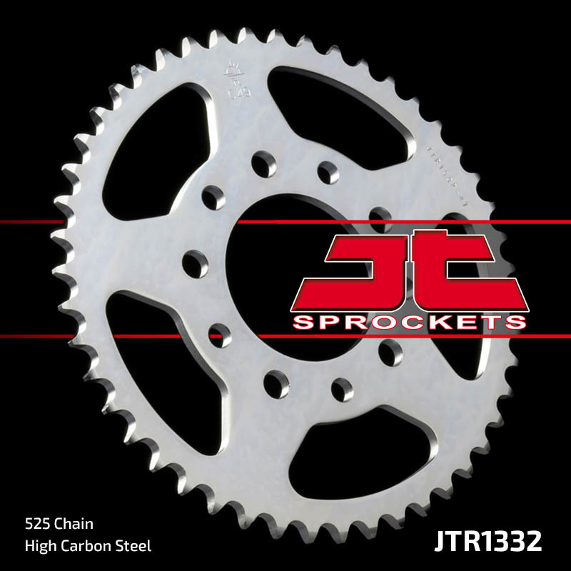 JT Sprockets JTR215.50 Steel Rear Sprocket – 50 Teeth, 420 Pitch, For Honda CR85R (03-04) & CRF150R (07-16)