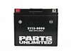 Parts Unlimited AGM Factory Activated Maintenance Free Battery Parts Unlimited AGM Factory Activated Maintenance Free Battery