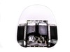 Memphis Shades Memphis Fats 19" Windshield with Dual Cutout & Trigger-Lock Mount Kit Memphis Shades Memphis Fats 19" Windshield with Dual Cutout & Trigger-Lock Mount Kit