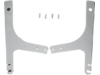 Drag Specialties Backrest With Square Bar Arms Side Plate, Chrome Drag Specialties Backrest With Square Bar Arms Side Plate, Chrome