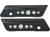Drag Specialties Saddlebag Latch Covers, Black Drag Specialties Saddlebag Latch Covers, Black