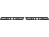 Drag Specialties Dimpled Billet Saddlebag Latch Inserts, Matte Black Drag Specialties Dimpled Billet Saddlebag Latch Inserts, Matte Black