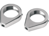 Drag Specialties 39mm Front Turn Signal Fork Clamps, Chrome Drag Specialties 39mm Front Turn Signal Fork Clamps, Chrome