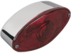 Drag Specialties 1 7/8" D,2 3/8" H,5' W Cat Eye LED Taillight, Chrome Drag Specialties 1 7/8" D,2 3/8" H,5' W Cat Eye LED Taillight, Chrome
