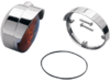 Drag Specialties Front/Rear Turn Signal Visor, Chrome Drag Specialties Front/Rear Turn Signal Visor, Chrome