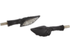 Arlen Ness 3.54in. Xenolen Infernal Red LED Indicator Lights, Black Arlen Ness 3.54in. Xenolen Infernal Red LED Indicator Lights, Black