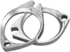 Drag Specialties Intake Manifold Flanges, Chrome Drag Specialties Intake Manifold Flanges, Chrome