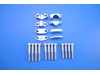 BikeMaster Handlebar Risers for 1in. Bars, Silver BikeMaster Handlebar Risers for 1in. Bars, Silver