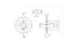 BikeMaster 520 Front Sprocket, 15T BikeMaster 520 Front Sprocket, 15T