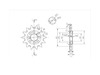 BikeMaster 520 Front Sprocket, 14T BikeMaster 520 Front Sprocket, 14T