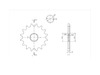 BikeMaster 520 Front Sprocket, 16T BikeMaster 520 Front Sprocket, 16T