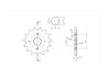 BikeMaster 520 Front Sprocket, 15T BikeMaster 520 Front Sprocket, 15T