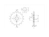 BikeMaster 520 Front Sprocket, 17T BikeMaster 520 Front Sprocket, 17T