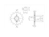 BikeMaster 520 Front Sprocket, 16T BikeMaster 520 Front Sprocket, 16T