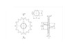 BikeMaster 520 Front Sprocket, 14T BikeMaster 520 Front Sprocket, 14T