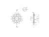BikeMaster 520 Front Sprocket, 13T BikeMaster 520 Front Sprocket, 13T
