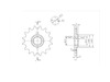 BikeMaster 520 Front Sprocket, 16T BikeMaster 520 Front Sprocket, 16T