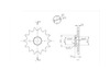 BikeMaster 520 Front Sprocket, 14T BikeMaster 520 Front Sprocket, 14T