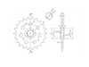 BikeMaster 520 Front Sprocket, 22T BikeMaster 520 Front Sprocket, 22T