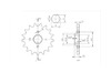 BikeMaster 525 Front Sprocket, 17T BikeMaster 525 Front Sprocket, 17T