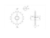 BikeMaster 525 Front Sprocket, 16T BikeMaster 525 Front Sprocket, 16T