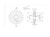 BikeMaster 525 Front Sprocket, 17T BikeMaster 525 Front Sprocket, 17T