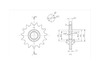 BikeMaster 525 Front Sprocket, 15T BikeMaster 525 Front Sprocket, 15T