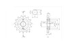 BikeMaster 530 Front Sprocket, 15T BikeMaster 530 Front Sprocket, 15T