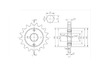 BikeMaster 530 Front Sprocket, 17T BikeMaster 530 Front Sprocket, 17T