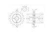 BikeMaster 530 Front Sprocket, 18T BikeMaster 530 Front Sprocket, 18T