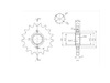 BikeMaster 530 Front Sprocket, 17T BikeMaster 530 Front Sprocket, 17T
