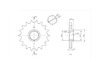 BikeMaster 530 Front Sprocket, 18T BikeMaster 530 Front Sprocket, 18T