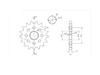 BikeMaster 530 Front Sprocket, 17T BikeMaster 530 Front Sprocket, 17T