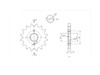 BikeMaster 530 Front Sprocket, 16T BikeMaster 530 Front Sprocket, 16T
