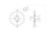 BikeMaster 530 Front Sprocket, 18T BikeMaster 530 Front Sprocket, 18T