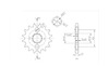 BikeMaster 530 Front Sprocket, 16T BikeMaster 530 Front Sprocket, 16T