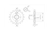 BikeMaster 530 Front Sprocket, 18T BikeMaster 530 Front Sprocket, 18T