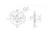 BikeMaster 530 Front Sprocket, 17T BikeMaster 530 Front Sprocket, 17T
