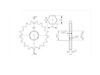 BikeMaster 530 Front Sprocket, 17T BikeMaster 530 Front Sprocket, 17T