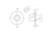 BikeMaster 530 Front Sprocket, 17T BikeMaster 530 Front Sprocket, 17T