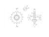 BikeMaster 530 Front Sprocket, 15T BikeMaster 530 Front Sprocket, 15T