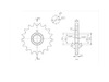 BikeMaster 530 Front Sprocket, 17T BikeMaster 530 Front Sprocket, 17T