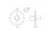 BikeMaster 530 Front Sprocket, 18T BikeMaster 530 Front Sprocket, 18T