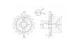 BikeMaster 630 Front Sprocket, 15T BikeMaster 630 Front Sprocket, 15T
