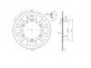 BikeMaster 520 Rear Steel Sprocket, 52T BikeMaster 520 Rear Steel Sprocket, 52T