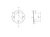 BikeMaster 520 Rear Steel Sprocket, 36T BikeMaster 520 Rear Steel Sprocket, 36T