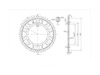 BikeMaster 530 Rear Steel Sprocket, 50T BikeMaster 530 Rear Steel Sprocket, 50T