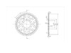 BikeMaster 530 Rear Steel Sprocket, 45T BikeMaster 530 Rear Steel Sprocket, 45T