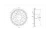 BikeMaster 530 Rear Steel Sprocket, 47T BikeMaster 530 Rear Steel Sprocket, 47T